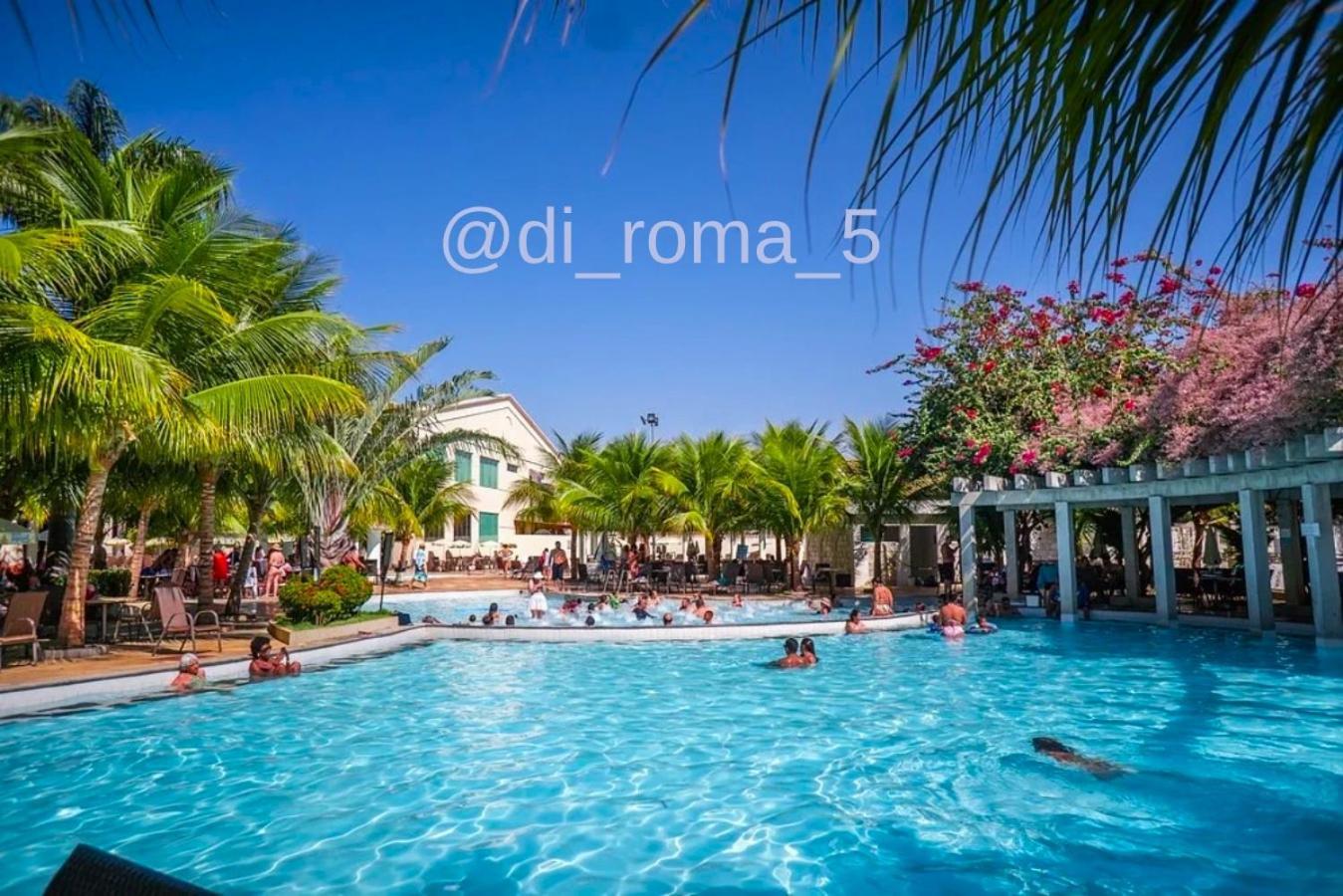 Apto Completo Com Parque Aquatico 24 Horas Lacqua Diroma กัลดัสโนวัส ภายนอก รูปภาพ